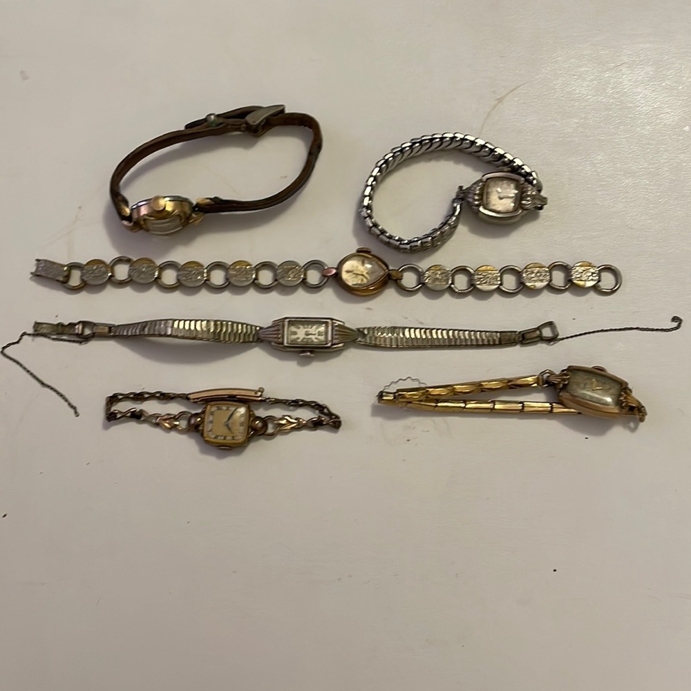 Lot of 6 antique watches